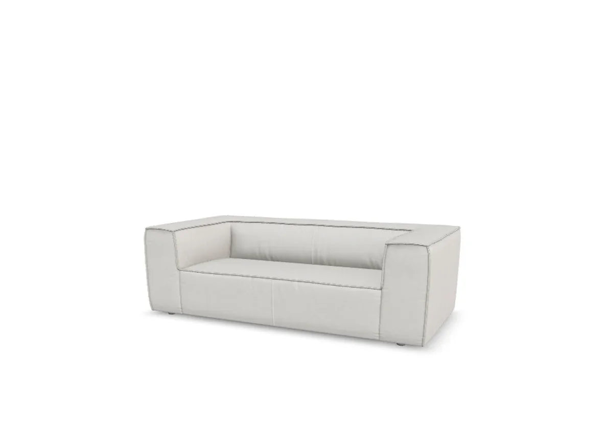 W.SCHILLIG Sofa around-the-block 18050 N80 Leder Z73/42 white