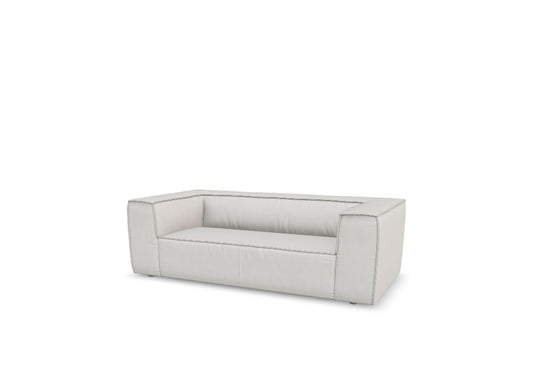W.SCHILLIG Sofa around-the-block 18050 N80 Leder Z73/42 white