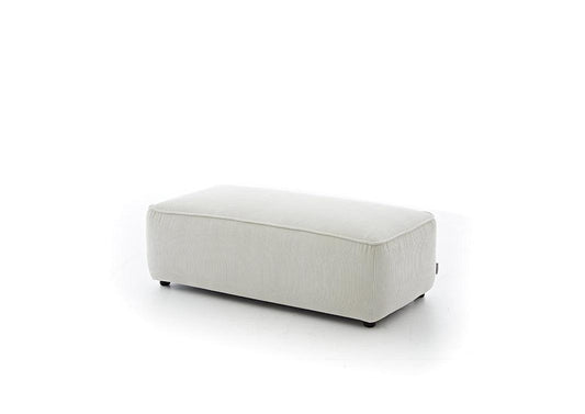 W.SCHILLIG Hocker around-the-block 18050 G120 Stoff S44/43 cream - Komfortmöbel24