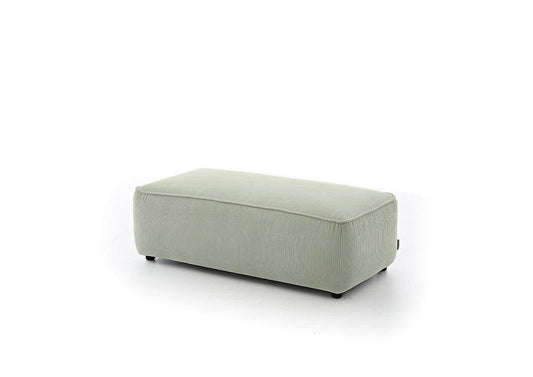 W.SCHILLIG Hocker around-the-block 18050 G120 Stoff S44/48 ecru