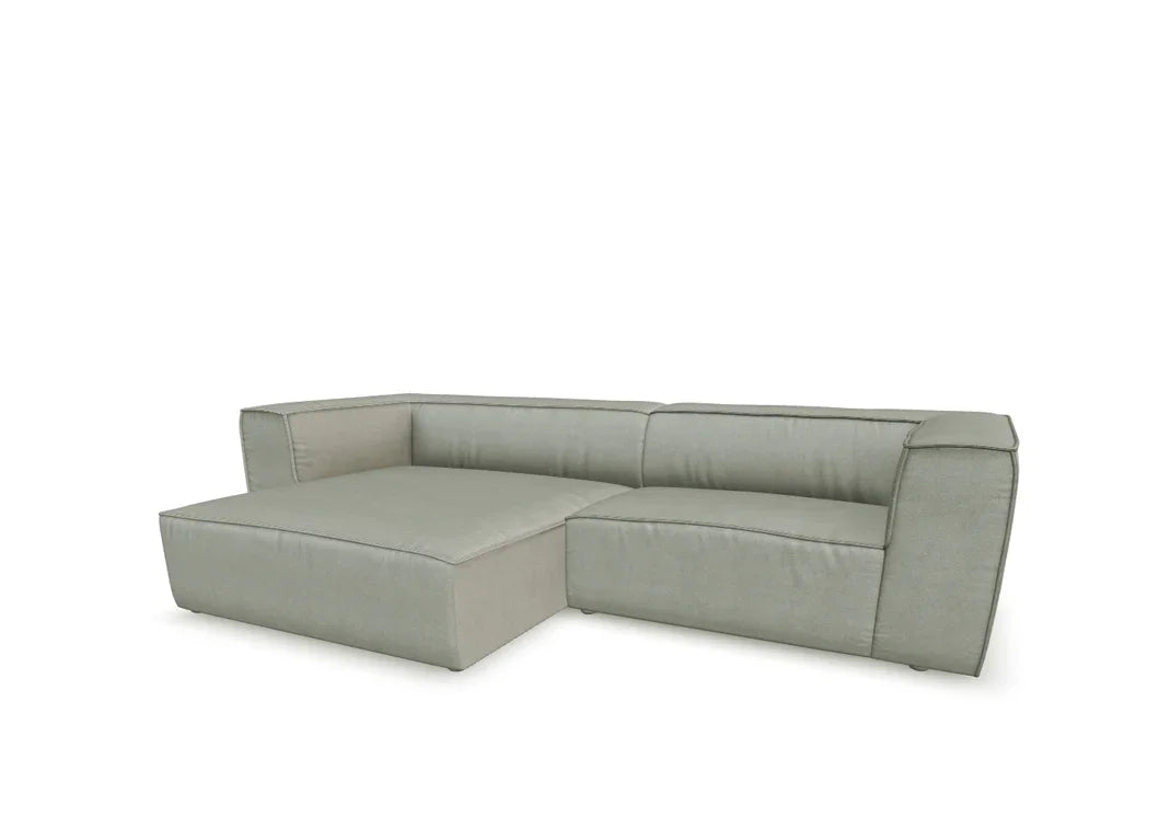 W.SCHILLIG Longchair around-the-block 18050 (B=280 cm) Stoff V88/48 sand