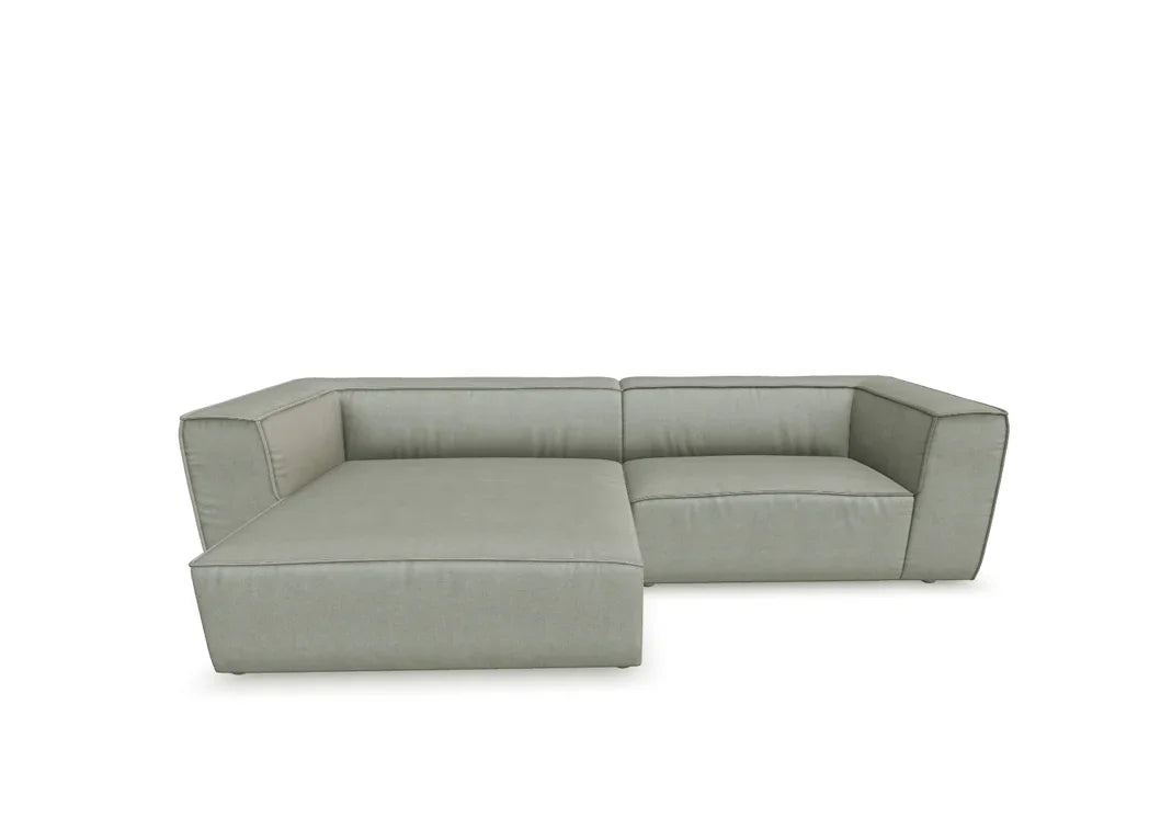 W.SCHILLIG Longchair around-the-block 18050 (B=280 cm) Stoff V88/48 sand