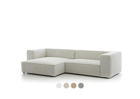 W.SCHILLIG Longchair around-the-block 18050 Stoff S44 (Farbe wählbar) - Komfortmöbel24