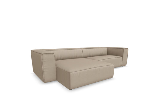 W.SCHILLIG Longchair around-the-block 18050 (B=300 cm) Stoff W82/43 cream