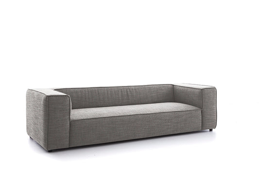 W.SCHILLIG Sofa around-the-block 18050 N100 Stoff T88/94 dark steel