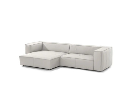 W.SCHILLIG Longchair around-the-block 18050 Leder Z59/42 weiss