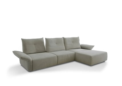 W.SCHILLIG Longchair gin 18250 (B=318 cm) Stoff S37/21 grey
