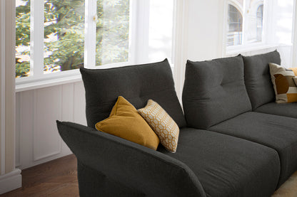 W.SCHILLIG Longchair gin 18250 (B=318 cm) Stoff S22/95 anthracite