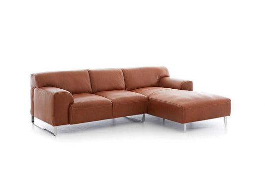 W.SCHILLIG Longchair alessiio 20550 Leder Z83/50 cognac - Komfortmöbel24