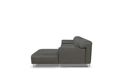 W.SCHILLIG Longchair alessiio 20550 Leder Z75/95 anthracite