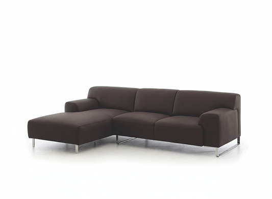 W.SCHILLIG Longchair alessiio 20550 Leder Z75/55 espresso