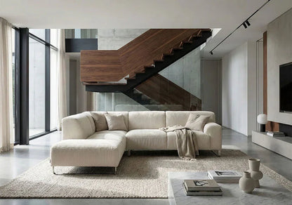 W.SCHILLIG Ecksofa alessiio 20550 Stoff S44/43 cream