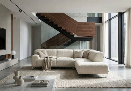 W.SCHILLIG Ecksofa alessiio 20550 Stoff S44/43 cream