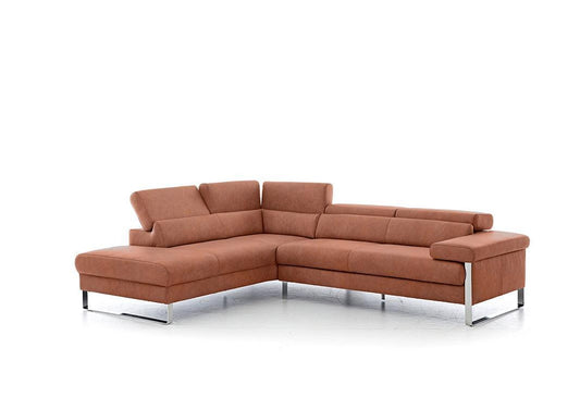 W.SCHILLIG Ecksofa finn 20974 Leder Z69/50 cognac - Komfortmöbel24