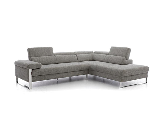 W.SCHILLIG Ecksofa finn 20974 Stoff S22/23 grey - Komfortmöbel24
