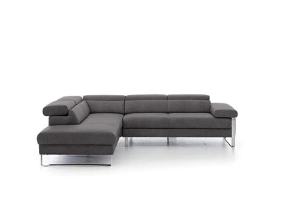 W.SCHILLIG Ecksofa finn 20974 Leder Z69/95 anthracite - Komfortmöbel24