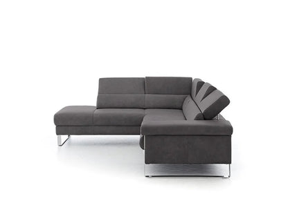 W.SCHILLIG Ecksofa finn 20974 Leder Z69/95 anthracite - Komfortmöbel24