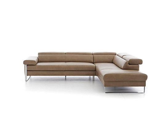 W.SCHILLIG Ecksofa finn 20974 Leder Z75/49 sand - Komfortmöbel24