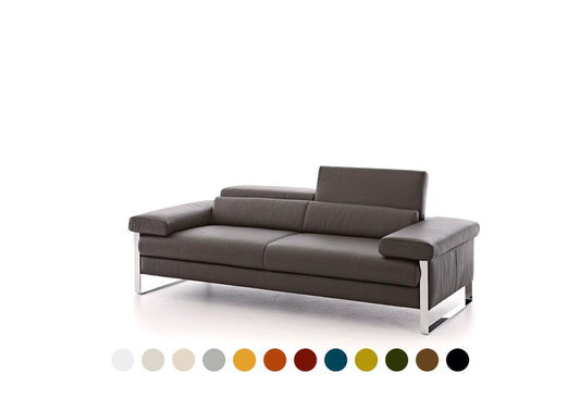 W.SCHILLIG Sofa finn 20974 N80 (B 230 cm) Leder Z73 (Farbe wählbar) - Komfortmöbel24