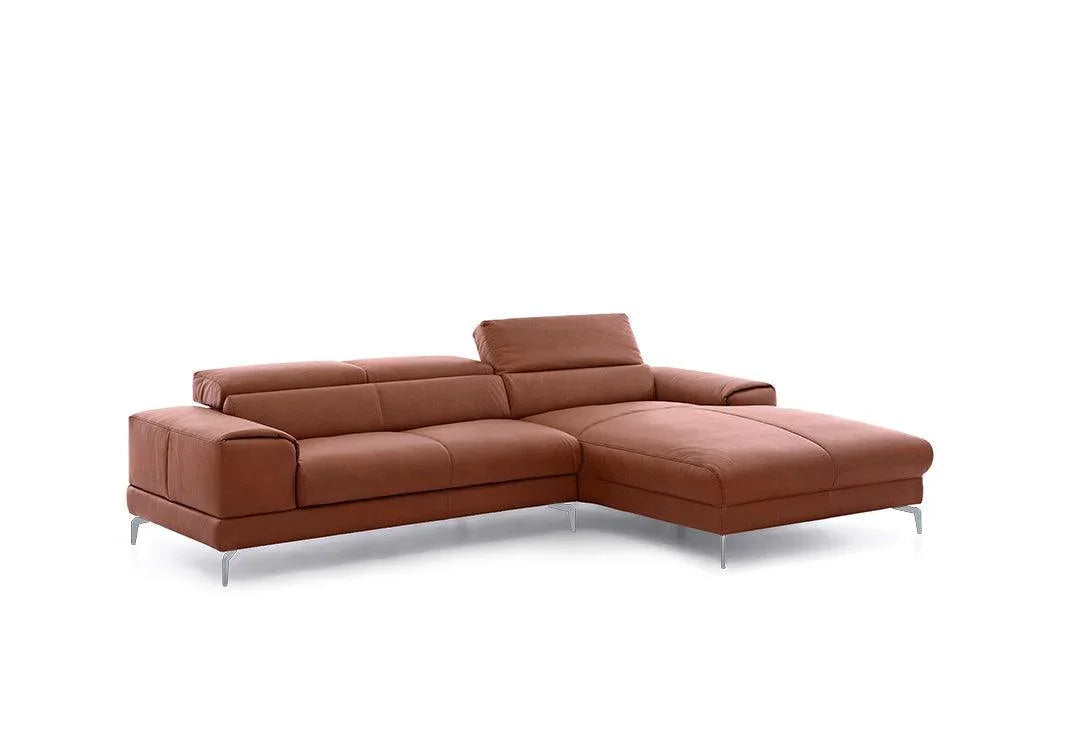 W.SCHILLIG Longchair piedroo 21106 Leder Z69/50 cognac - Komfortmöbel24