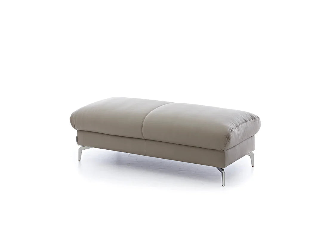 W.SCHILLIG Hocker piedroo plus 21156 G140 Leder Z59/21 stone NEU! - Komfortmöbel24