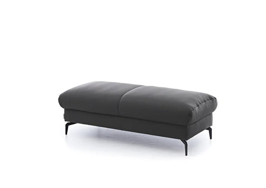 W.SCHILLIG Hocker piedroo plus 21156 G140 Leder Z59/95 graphit NEU! - Komfortmöbel24