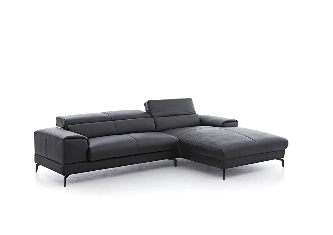 W.SCHILLIG Longchair piedroo plus 21156 (B=303 cm) Leder Z59/99 schwarz Neu! - Komfortmöbel24