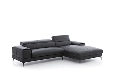 W.SCHILLIG Longchair piedroo plus 21156 (B=303 cm) Leder Z59/99 schwarz Neu! - Komfortmöbel24