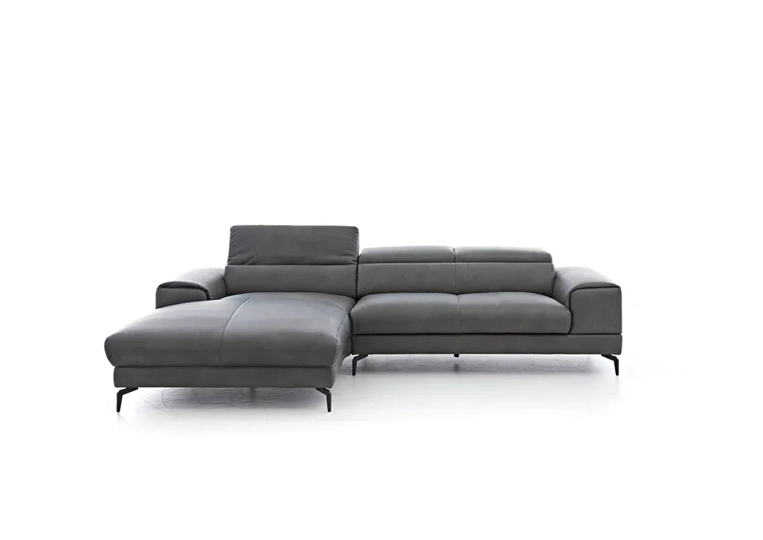 W.SCHILLIG Longchair piedroo plus 21156 (B=303 cm) Leder Z69/95 anthracite NEU! - Komfortmöbel24