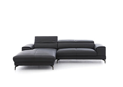 W.SCHILLIG Longchair piedroo plus 21156 (B=303 cm) Leder Z59/99 schwarz Neu! - Komfortmöbel24