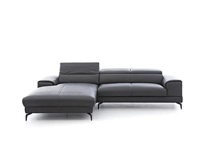 W.SCHILLIG Longchair piedroo plus 21156 (B=343 cm) Leder Z59/95 graphit