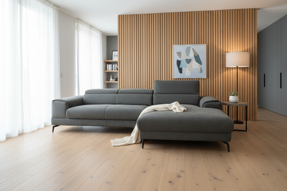 W.SCHILLIG Longchair piedroo plus 21156 (B=343 cm) Stoff V52/23 elephant