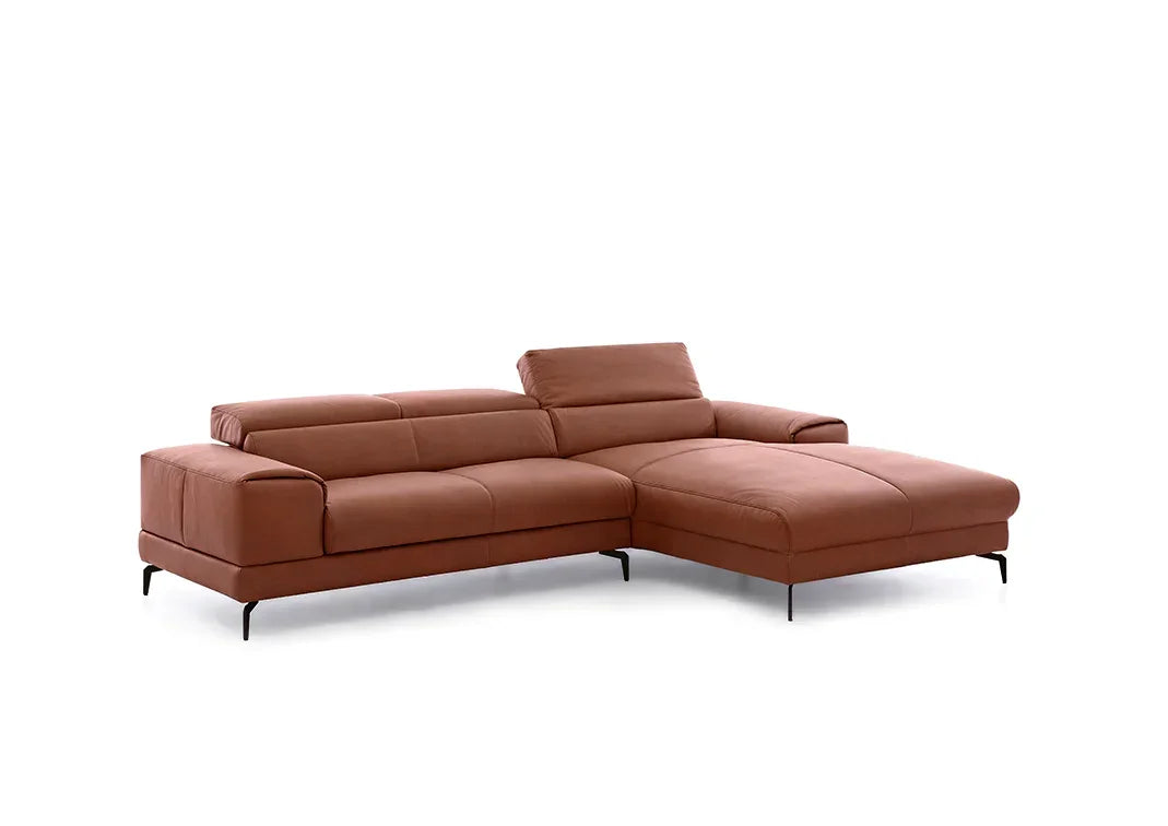 W.SCHILLIG Longchair piedroo plus 21156 (B=303 cm) Leder Z69/50 cognac NEU! - Komfortmöbel24