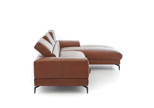 W.SCHILLIG Longchair piedroo plus 21156 (B=303 cm) Leder Z69/50 cognac NEU! - Komfortmöbel24