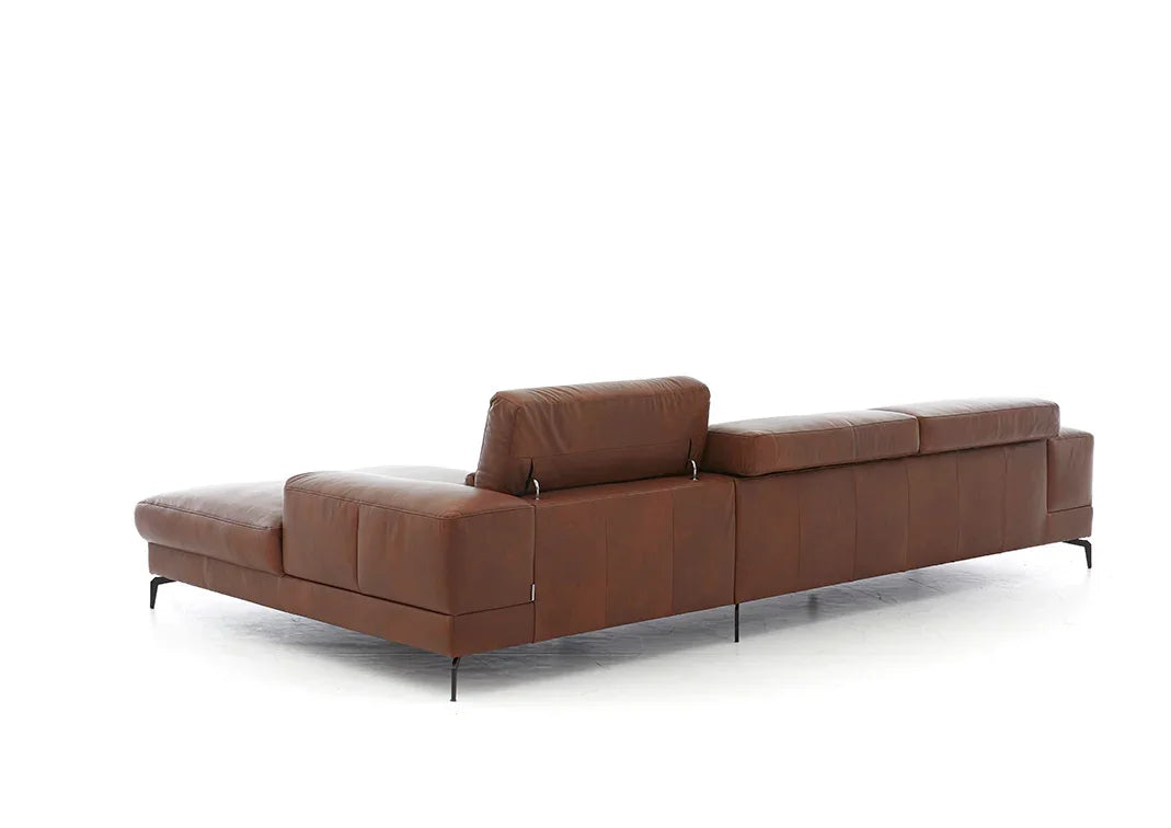 W.SCHILLIG Longchair piedroo plus 21156 (B=303 cm) Leder Z69/50 cognac NEU! - Komfortmöbel24