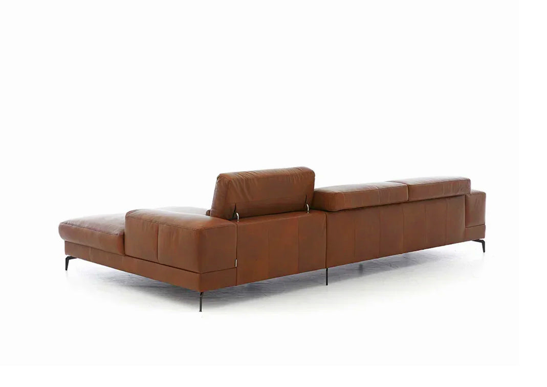 W.SCHILLIG Longchair piedroo plus 21156 (B=303 cm) Leder Z77/50 cognac NEU!