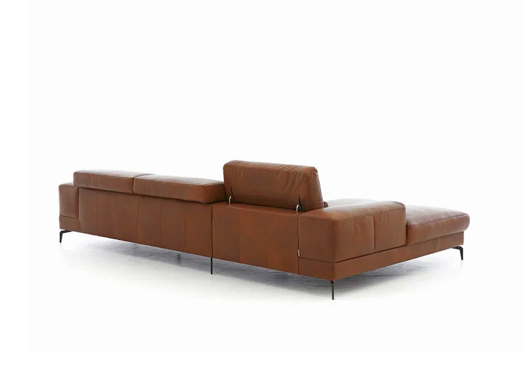 W.SCHILLIG Longchair piedroo plus 21156 (B=303 cm) Leder Z77/50 cognac NEU!