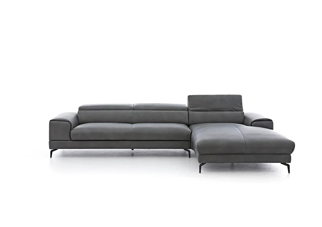 W.SCHILLIG Longchair piedroo plus 21156 (B=303 cm) Leder Z69/95 anthracite NEU! - Komfortmöbel24