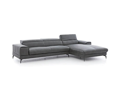 W.SCHILLIG Longchair piedroo plus 21156 (B=303 cm) Leder Z69/95 anthracite NEU! - Komfortmöbel24