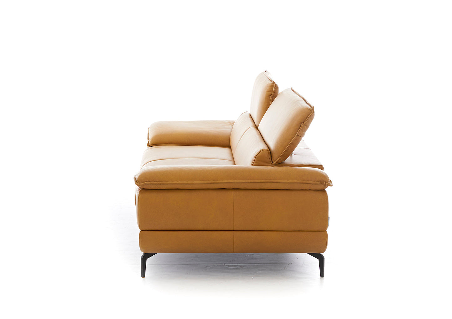 W.SCHILLIG Sofa hoya 21105 in Leder Z 69/52 kurkuma