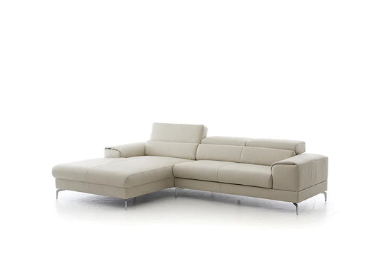 W.SCHILLIG Longchair piedroo plus 21156 (B=303 cm) Leder Z59/22 grau Neu! - Komfortmöbel24