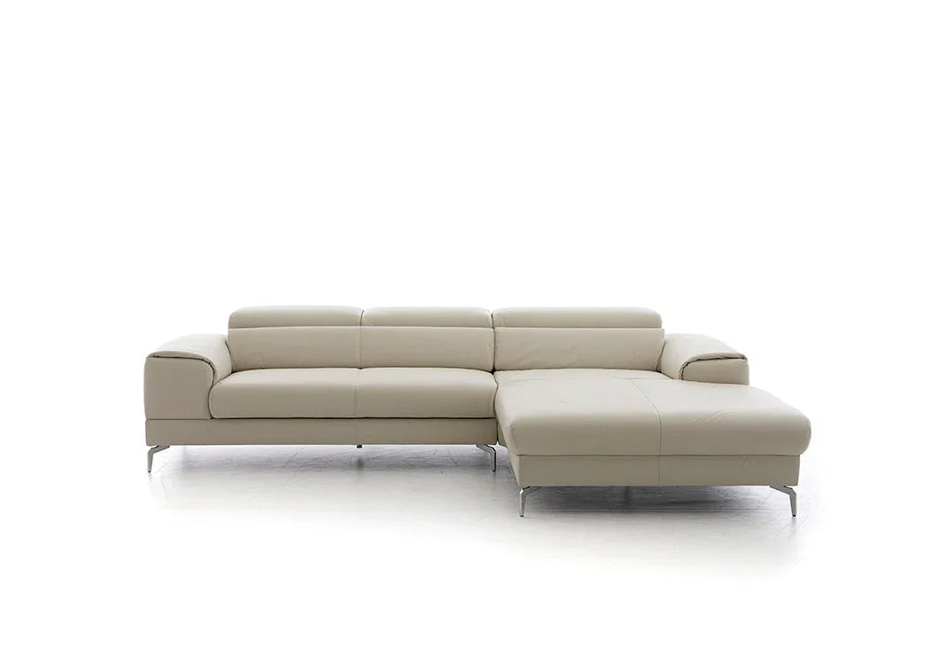 W.SCHILLIG Longchair piedroo plus 21156 (B=303 cm) Leder Z59/22 grau Neu!