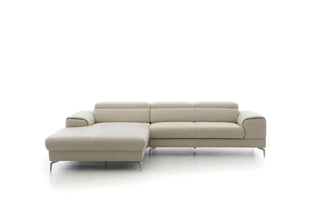 W.SCHILLIG Longchair piedroo plus 21156 (B=303 cm) Leder Z59/22 grau Neu! - Komfortmöbel24