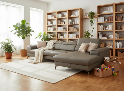 W.SCHILLIG Longchair piedroo plus 21156 (B=303 cm) Leder Z66/53 terra NEU! - Komfortmöbel24