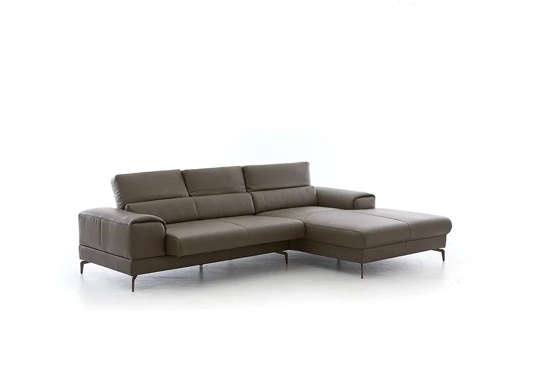 W.SCHILLIG Longchair piedroo plus 21156 (B=303 cm) Leder Z66/53 terra NEU! - Komfortmöbel24