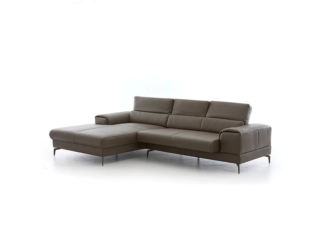 W.SCHILLIG Longchair piedroo plus 21156 (B=303 cm) Leder Z66/53 terra NEU! - Komfortmöbel24