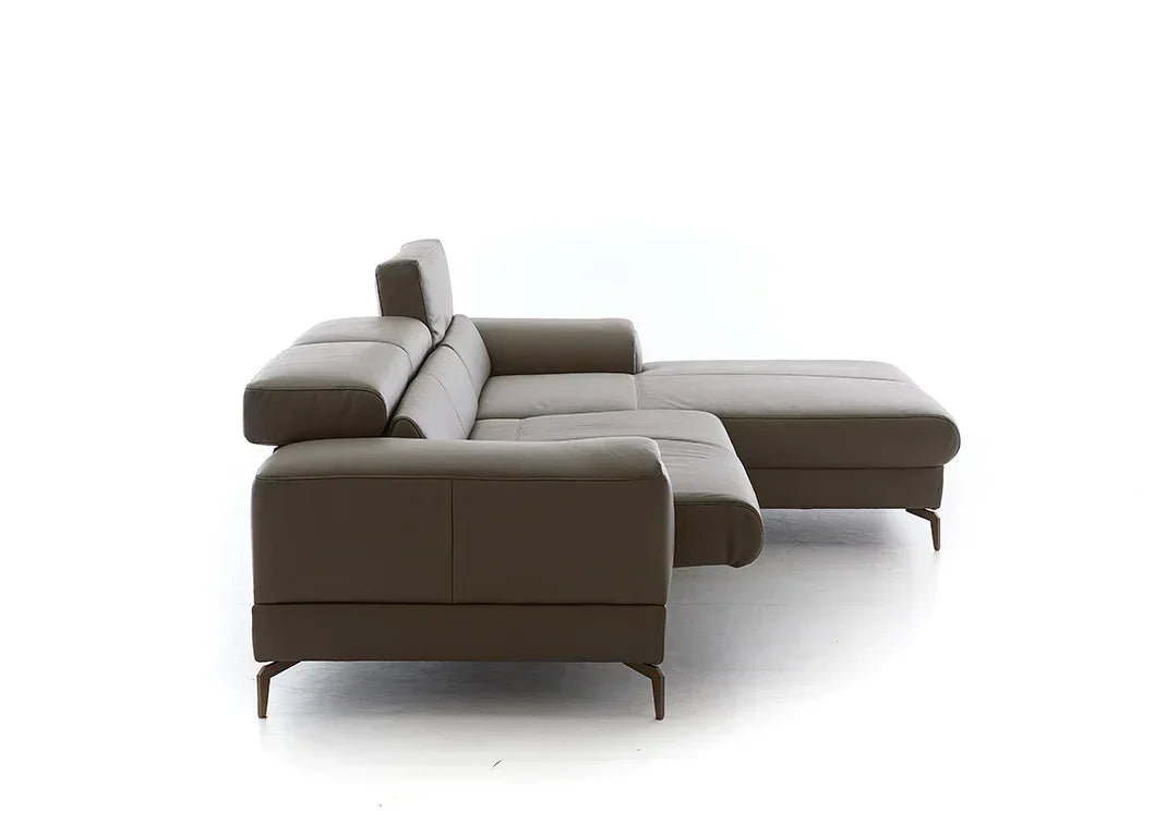 W.SCHILLIG Longchair piedroo plus 21156 (B=303 cm) Leder Z66/53 terra NEU! - Komfortmöbel24