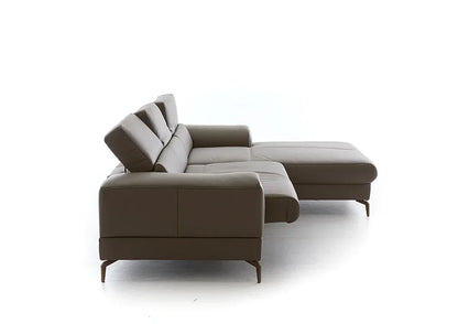 W.SCHILLIG Longchair piedroo plus 21156 (B=303 cm) Leder Z66/53 terra NEU! - Komfortmöbel24