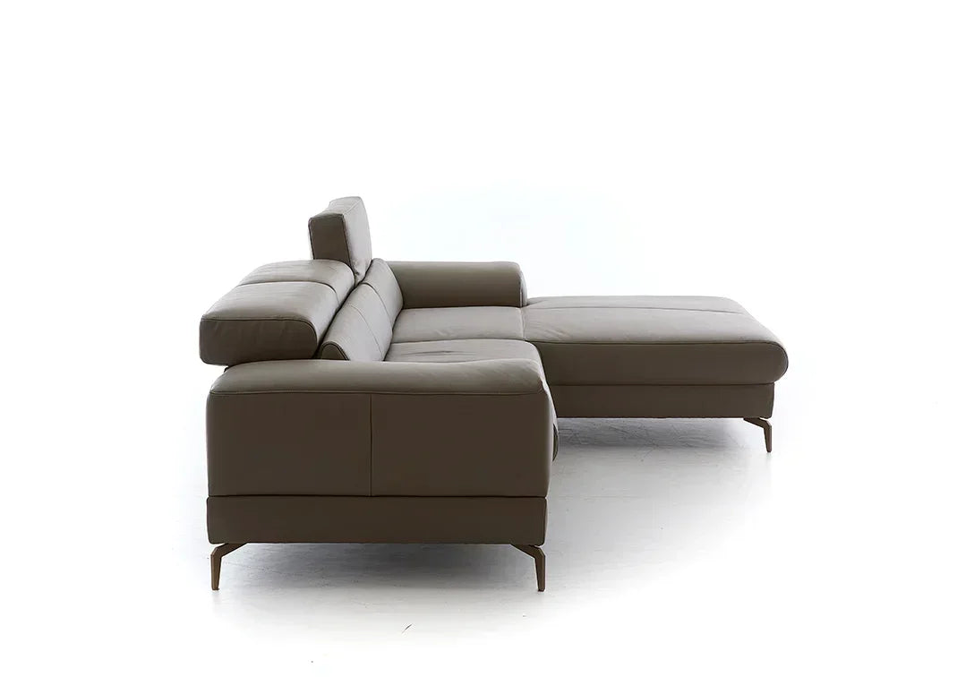 W.SCHILLIG Longchair piedroo plus 21156 (B=303 cm) Leder Z66/53 terra NEU! - Komfortmöbel24