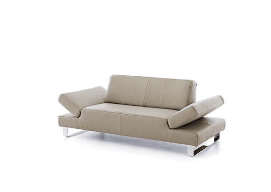 W.SCHILLIG Sofa taboo 22070 NF Leder Z73/49 taupe - Komfortmöbel24